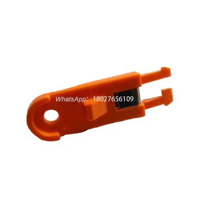 009-0023660 أجزاء أجهزة الصراف الآلي NCR 6625 كاسيتة برتقالية قفل في قفل الزلاجة انزلاق الزلاجة القفل الصناعي 009-0023328