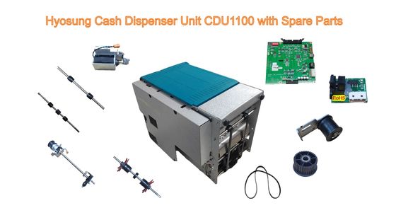 وحدة صرافة النقود Hyosung CDU1100 7010000080 مع قطع الغيار صانع أجهزة الصراف الآلي